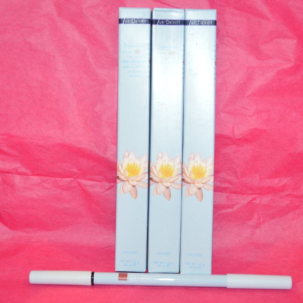 3 Sue Devitt long lasting lip liner w/ brush Safi neutral pink bnib